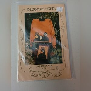 Bloomin Minds Old Crows Club Applique Pattern